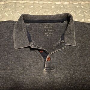 Lucky Brand Men's Charcoal Polo Shirt